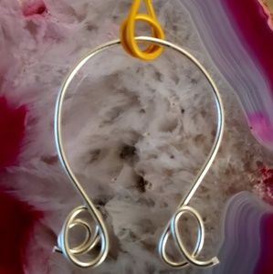 Ascending Lunar Node Distressed Metals Pendant